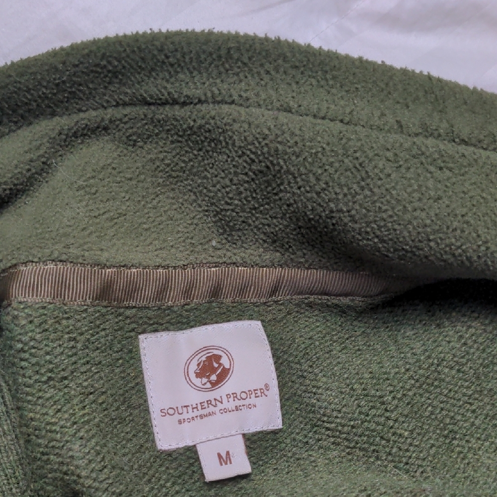 Southern Proper Green Fleece Jacket